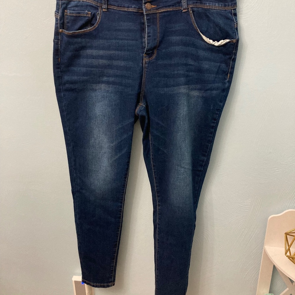 Honey and Bristle skinny jeans size 20 medium wash